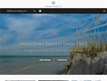 Tablet Screenshot of melbournerealtyinc.com